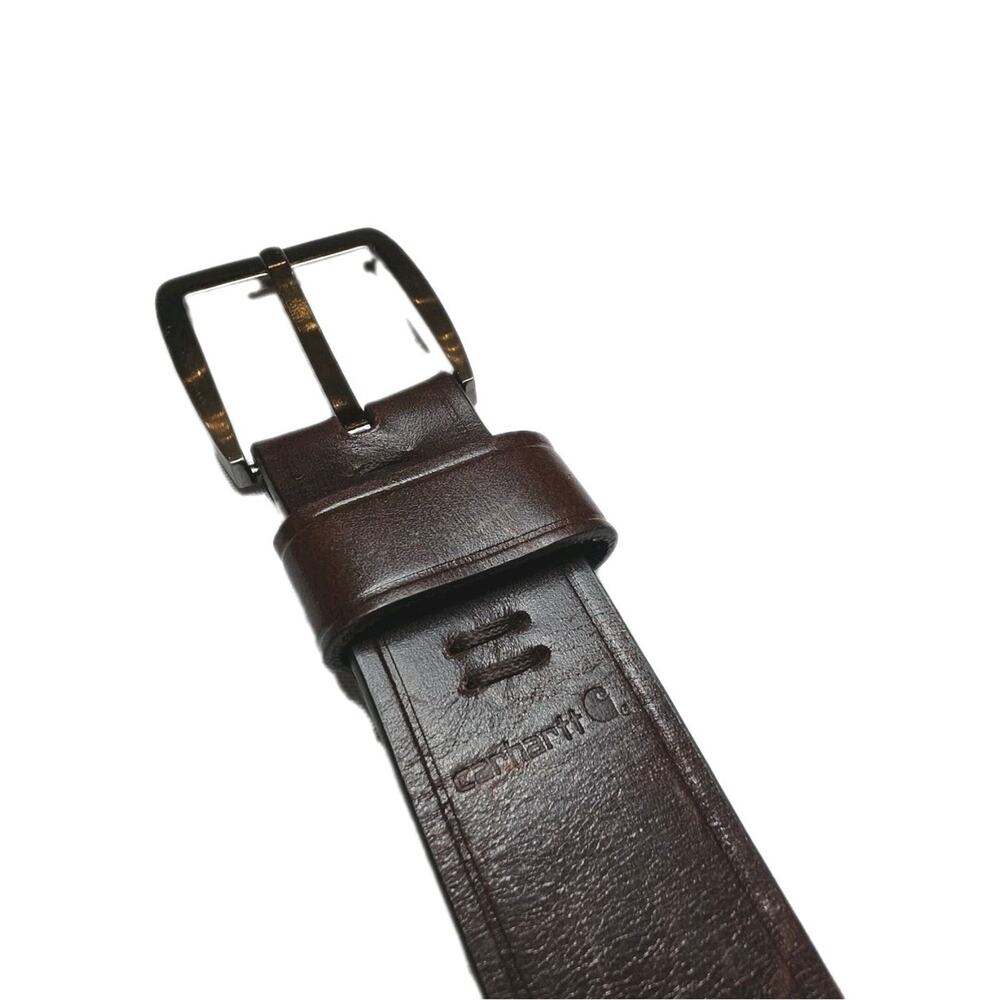 CARHARTT Brown Italian Leather Belt Men's Size 40 2205